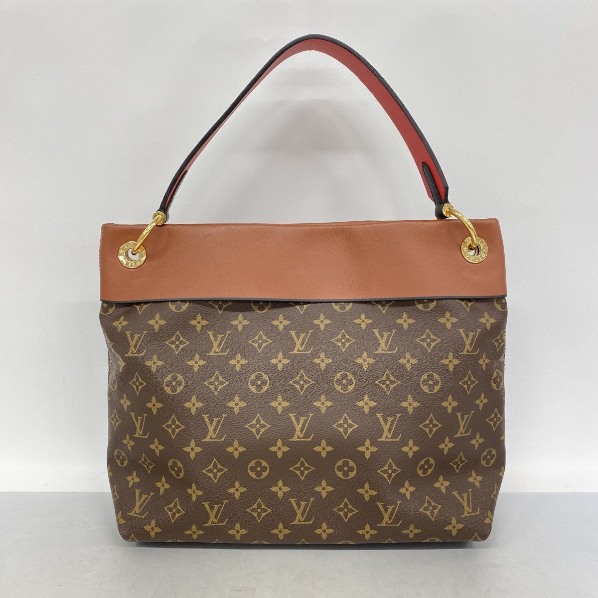 Louis Vuitton Handbag Monogram Tui Roulis Hobo Caramel — view 9