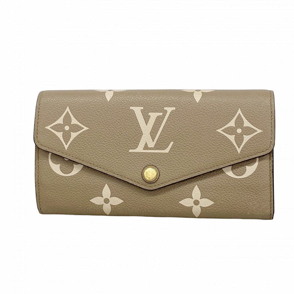 Louis Vuitton Wallet Monogram Empreinte Bicolor Portefeuille Sarah NM Tourterell