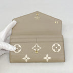 Louis Vuitton Wallet Monogram Empreinte Bicolor Portefeuille Sarah NM Tourterell — view 9