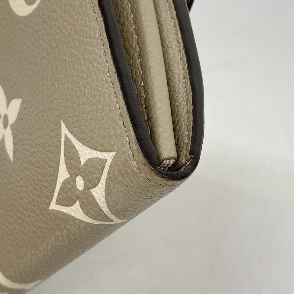 Louis Vuitton Wallet Monogram Empreinte Bicolor Portefeuille Sarah NM Tourterell — view 6