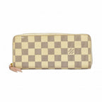 Louis Vuitton Wallet Damier Azur Portefeuille Clemence White