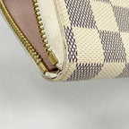 Louis Vuitton Wallet Damier Azur Portefeuille Clemence White — view 5