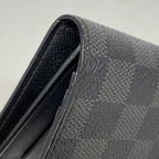 Louis Vuitton Wallet Damier Graphite Portefeuille Brazza Black — view 5