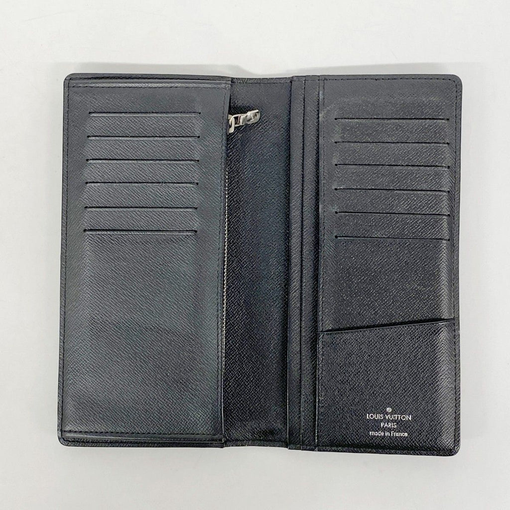 Louis Vuitton Wallet Damier Graphite Portefeuille Brazza Black — view 3