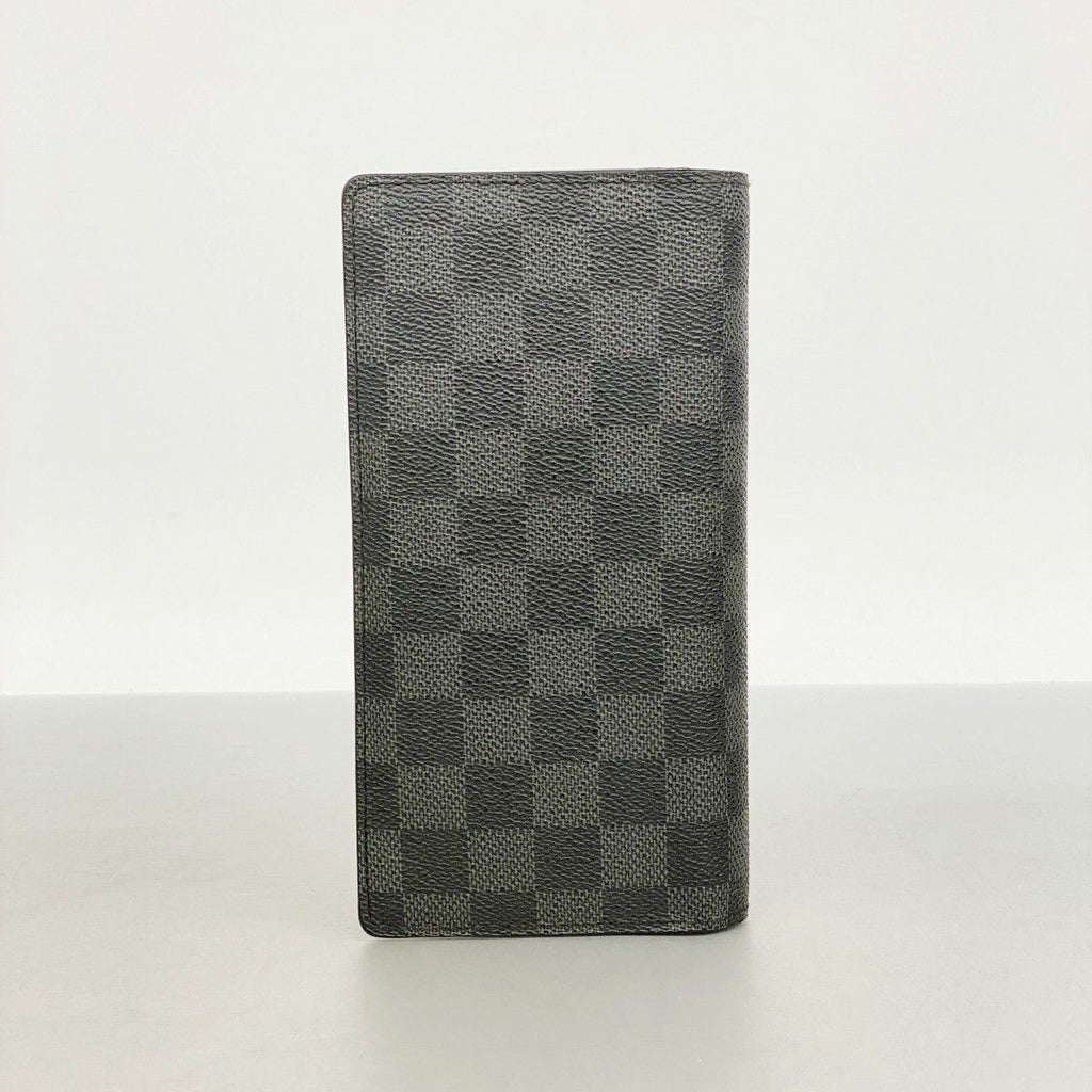 Louis Vuitton Wallet Damier Graphite Portefeuille Brazza Black — view 7
