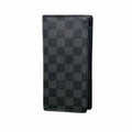 Louis Vuitton Wallet Damier Graphite Portefeuille Brazza Black