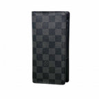 Louis Vuitton Wallet Damier Graphite Portefeuille Brazza Black