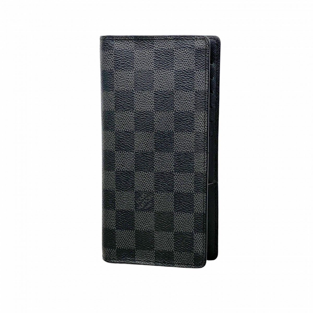 Louis Vuitton Wallet Damier Graphite Portefeuille Brazza Black