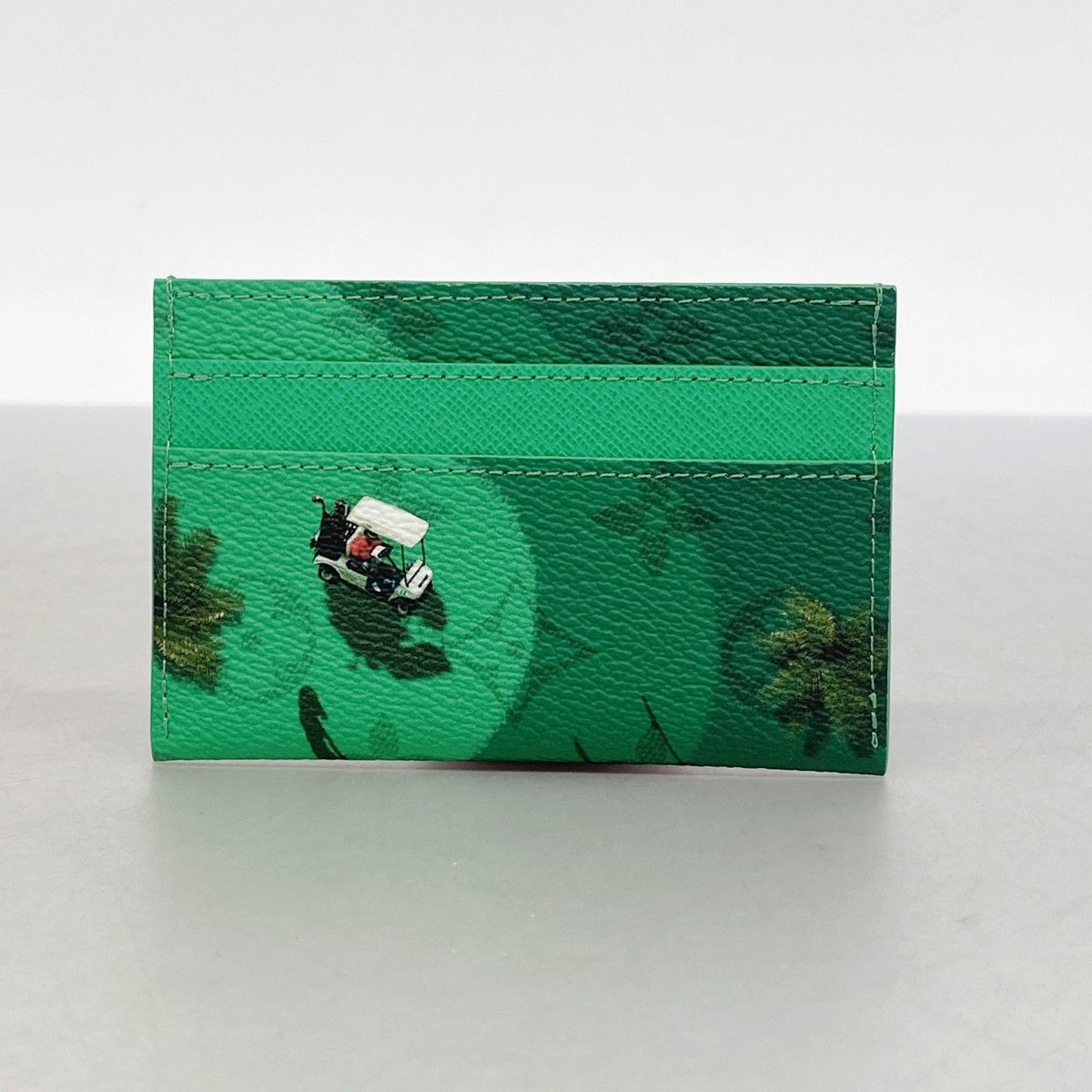 Louis Vuitton Card Case Monogram Holder Double Vert — view 5