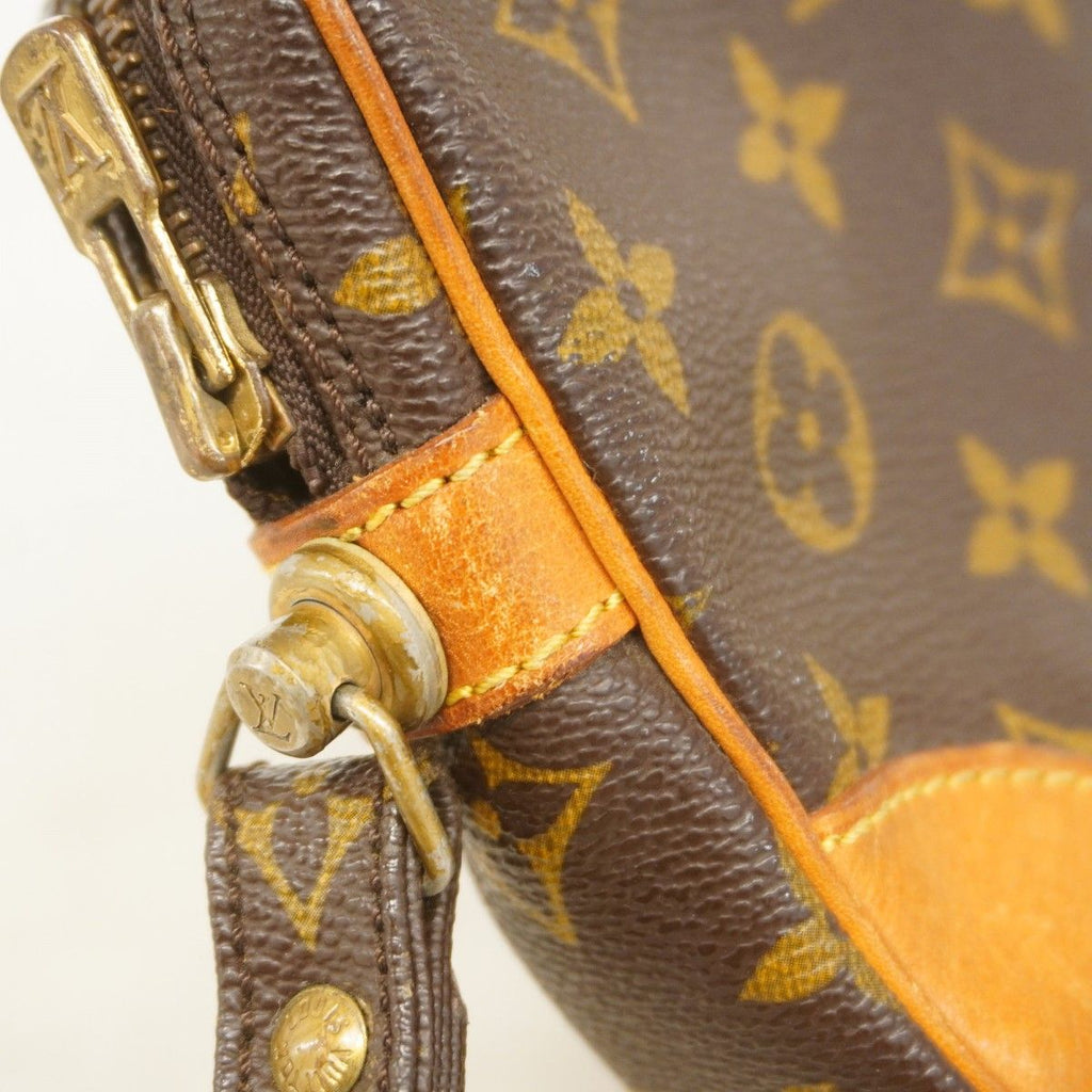 Louis Vuitton Clutch Monogram Marly Dragonne PM Brown — view 9
