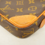 Louis Vuitton Clutch Monogram Marly Dragonne PM Brown — view 7