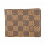 Louis Vuitton Billfold Damier Portefeuille Calf Ebene Wallet