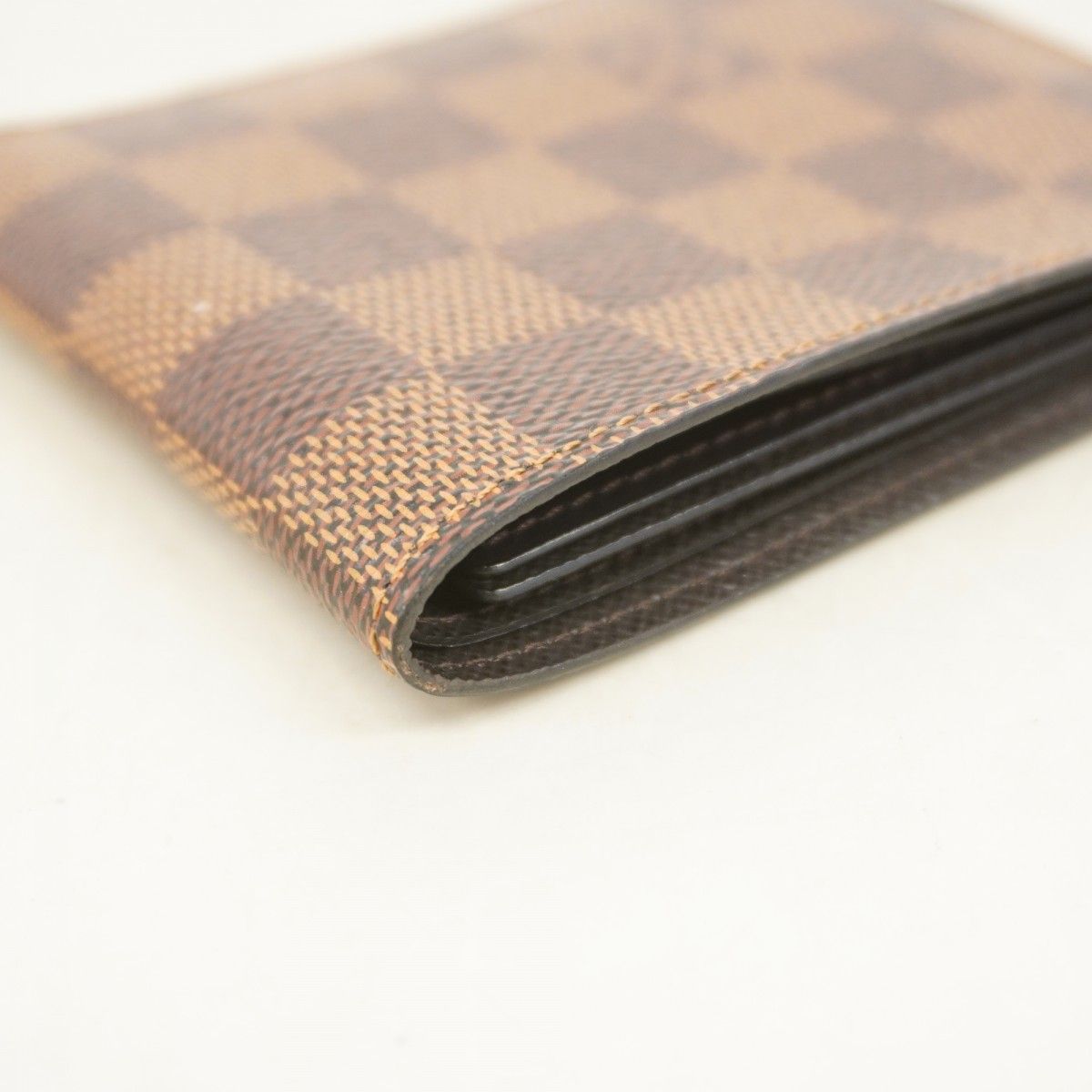 Louis Vuitton Billfold Damier Portefeuille Calf Ebene Wallet — view 6