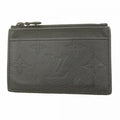 Louis Vuitton Coin Case Monogram Shadow Compact Card Holder Black