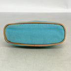Hermes Pouch Bolide Canvas Blue Silver — view 3