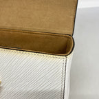Louis Vuitton Shoulder Bag Epi Twist MM Blanc — view 7