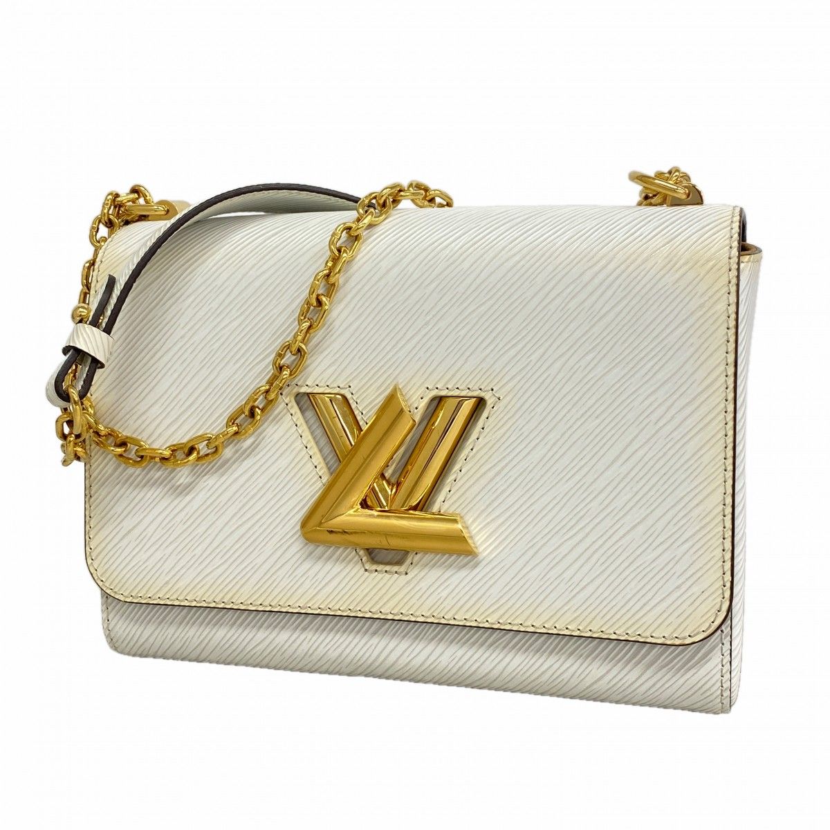 Louis Vuitton Shoulder Bag Epi Twist MM Blanc
