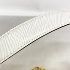 Louis Vuitton Shoulder Bag Epi Twist MM Blanc — view 9