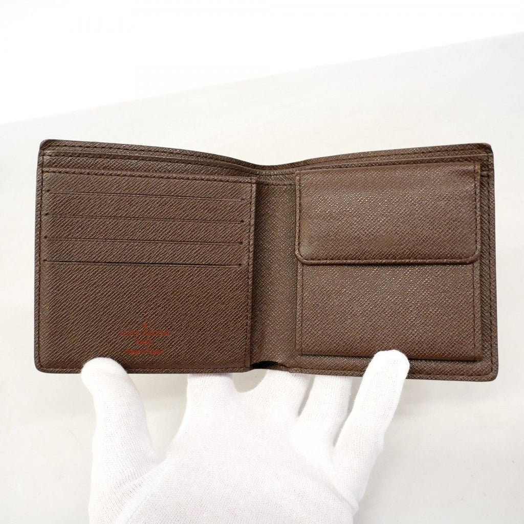 Louis Vuitton Wallet Damier Portefeuille Marco Ebene — view 4