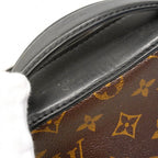 Louis Vuitton Shoulder Bag Monogram Saintonge Brown Black Cles — view 8