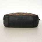 Louis Vuitton Shoulder Bag Monogram Saintonge Brown Black Cles — view 3