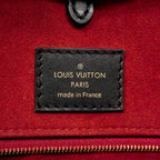 Louis Vuitton Tote Monogram Empreinte Bicolor On The Go MM Black Beige 2-Way — view 5