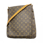 Louis Vuitton Shoulder Bag Monogram Musette Brown