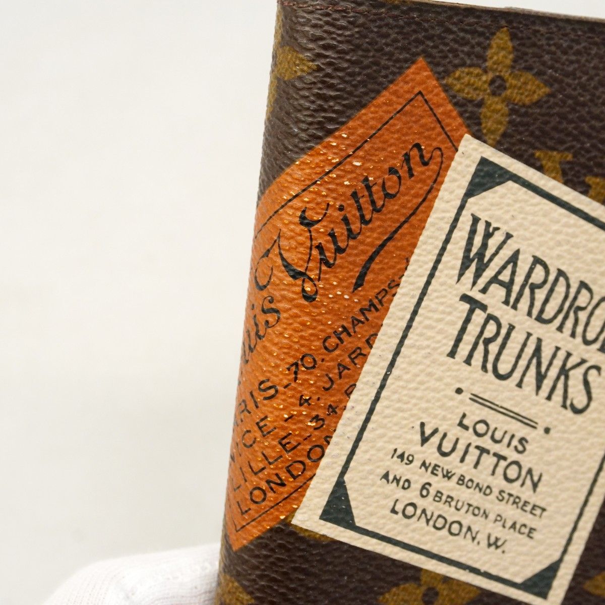 Louis Vuitton Notebook Cover Monogram Trunk Collection Agenda PM Brown — view 8