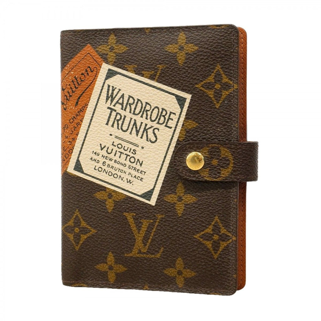 Louis Vuitton Notebook Cover Monogram Trunk Collection Agenda PM Brown