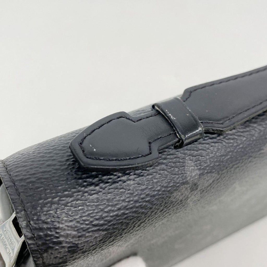 Louis Vuitton Wallet Monogram Eclipse Zippy XL Black — view 9