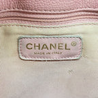 Chanel Shoulder Bag Quilted Caviar Leather Pink Gold — view 5