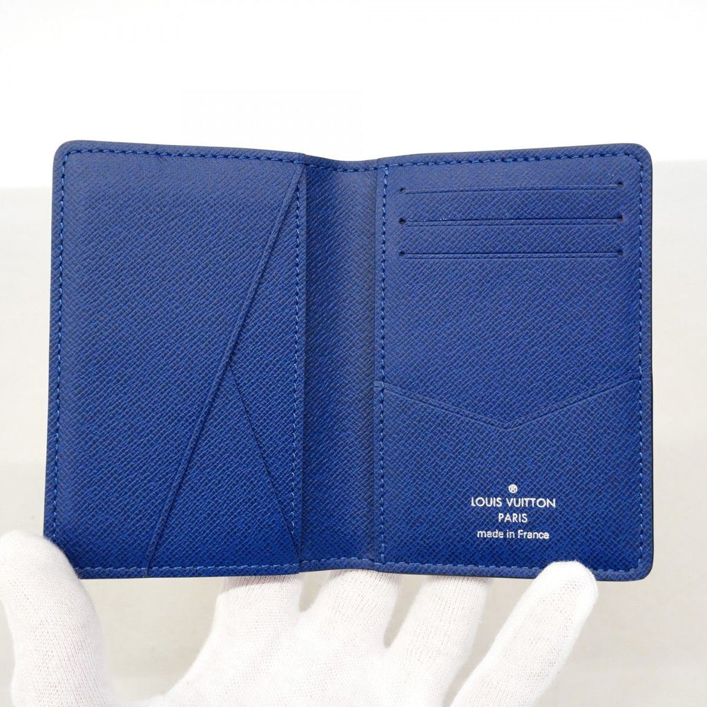 Louis Vuitton Card Case Taigarama Organizer de Poche Cobalt — view 4