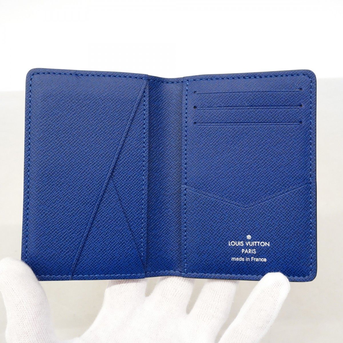 Louis Vuitton Card Case Taigarama Organizer de Poche Cobalt — view 4