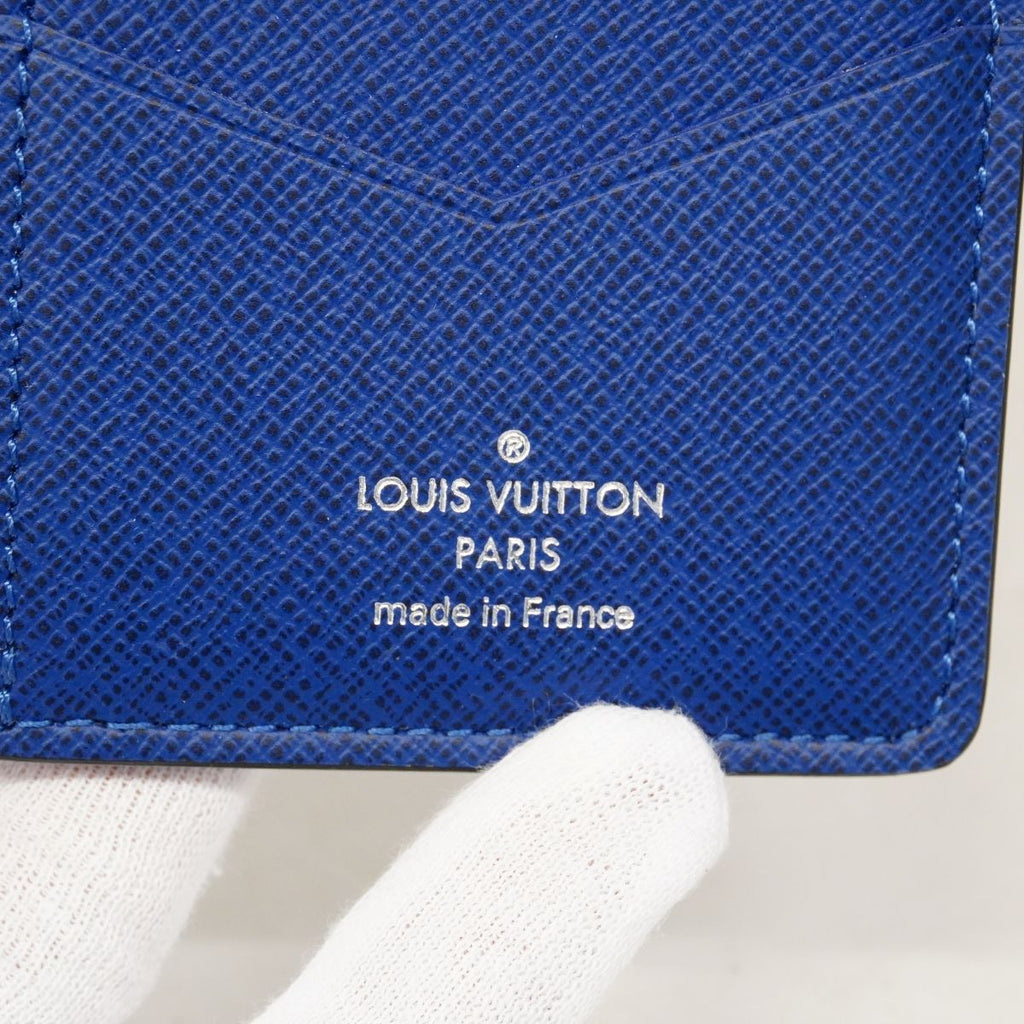 Louis Vuitton Card Case Taigarama Organizer de Poche Cobalt — view 5