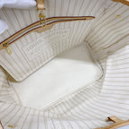 Louis Vuitton Tote Damier Azur Neverfull MM White — view 4