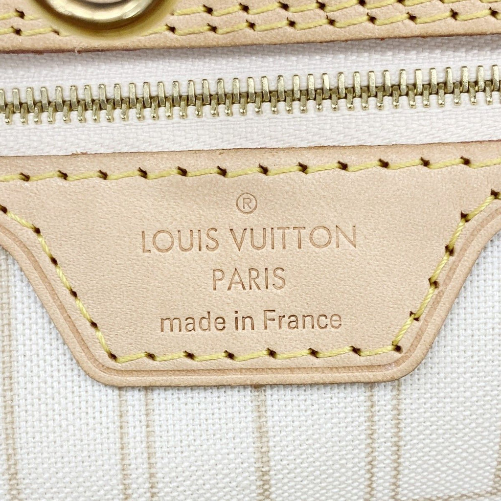 Louis Vuitton Tote Damier Azur Neverfull MM White — view 5