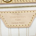 Louis Vuitton Tote Damier Azur Neverfull MM White — view 5