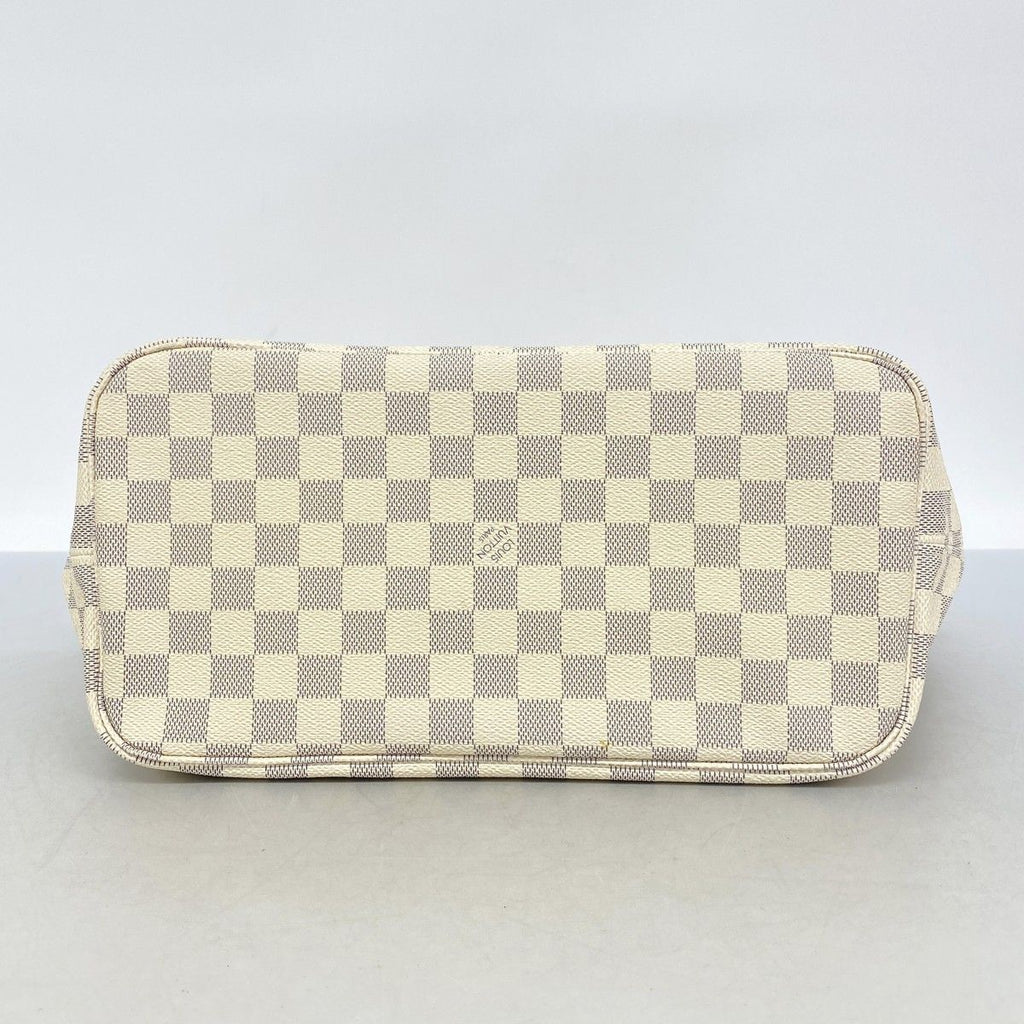 Louis Vuitton Tote Damier Azur Neverfull MM White — view 3