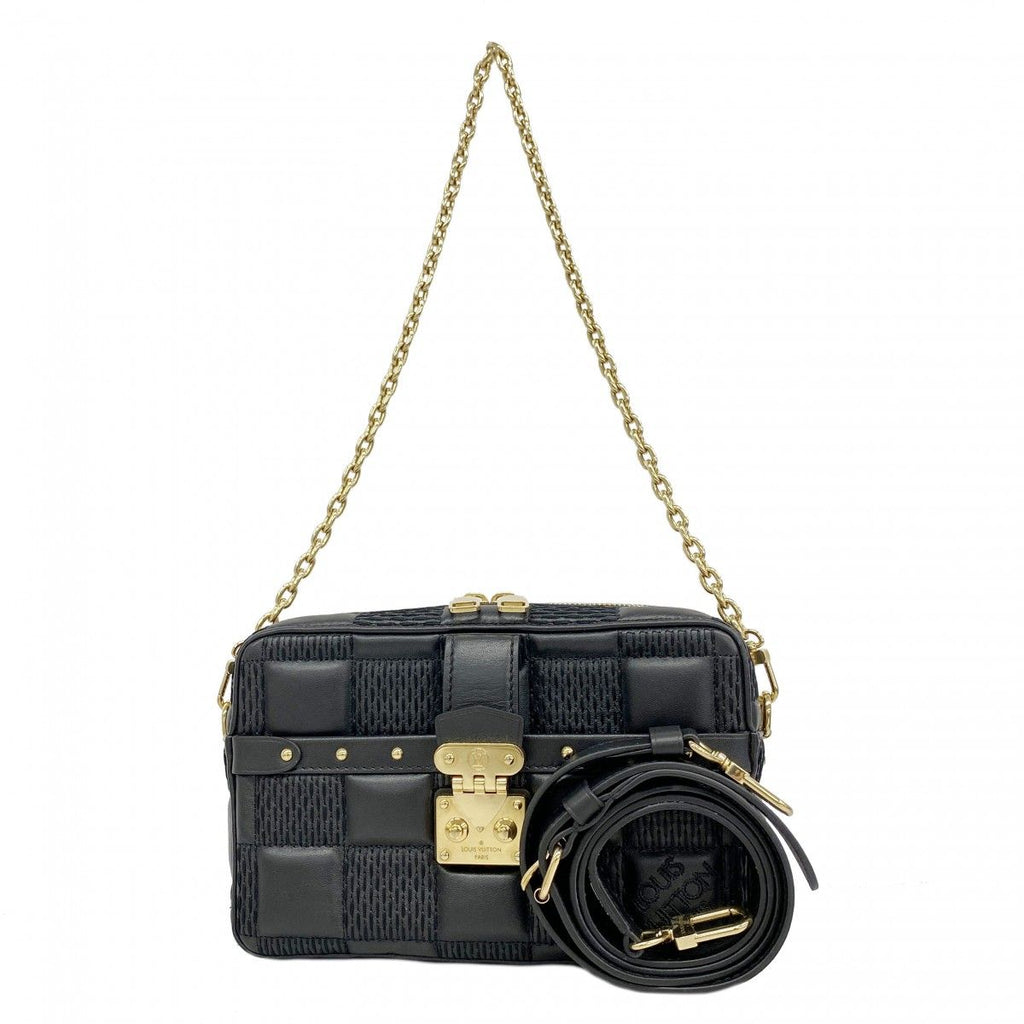 Louis Vuitton Shoulder Bag Pochette Troca Black Cles Diss
