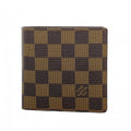 Louis Vuitton Wallet Damier Portefeuille Marco Ebene