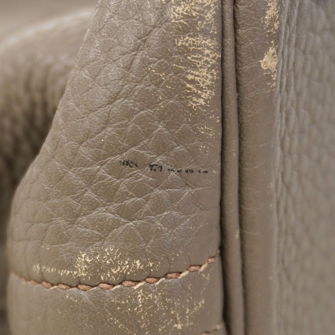 Hermes Handbag Bolide 35 Taurillon Clemence Etain Silver 2-Way — view 7