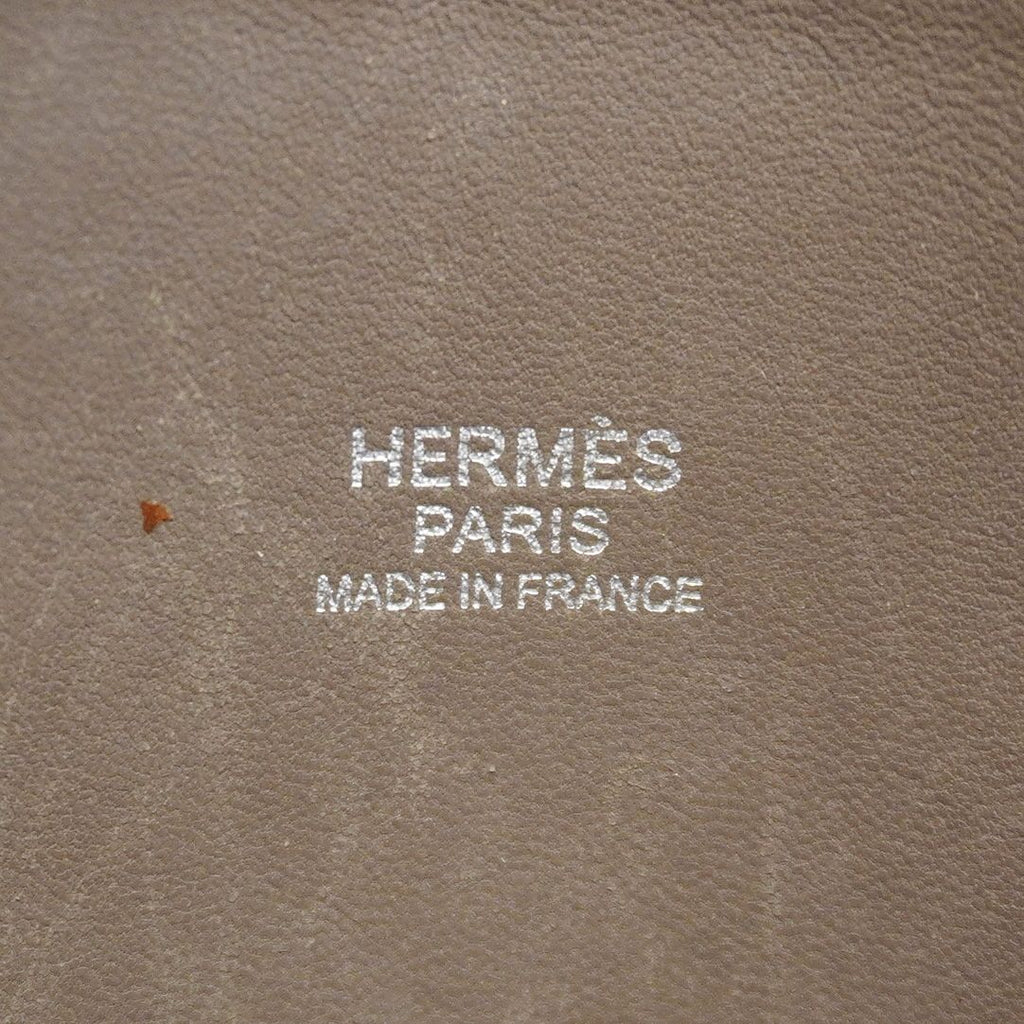 Hermes Handbag Bolide 35 Taurillon Clemence Etain Silver 2-Way — view 5