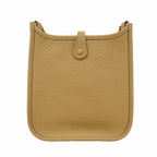 Hermes Shoulder Bag Evelyne TPM Taurillon Clemence Pushier Silver — view 7