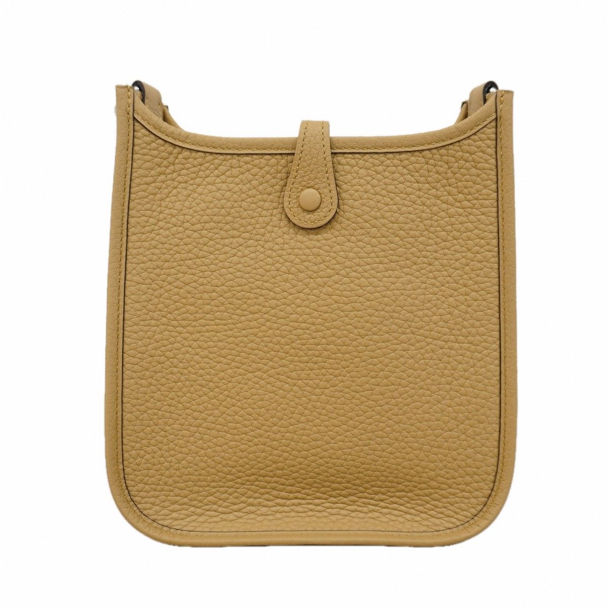 Hermes Shoulder Bag Evelyne TPM Taurillon Clemence Pushier Silver — view 7