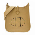 Hermes Shoulder Bag Evelyne TPM Taurillon Clemence Pushier Silver