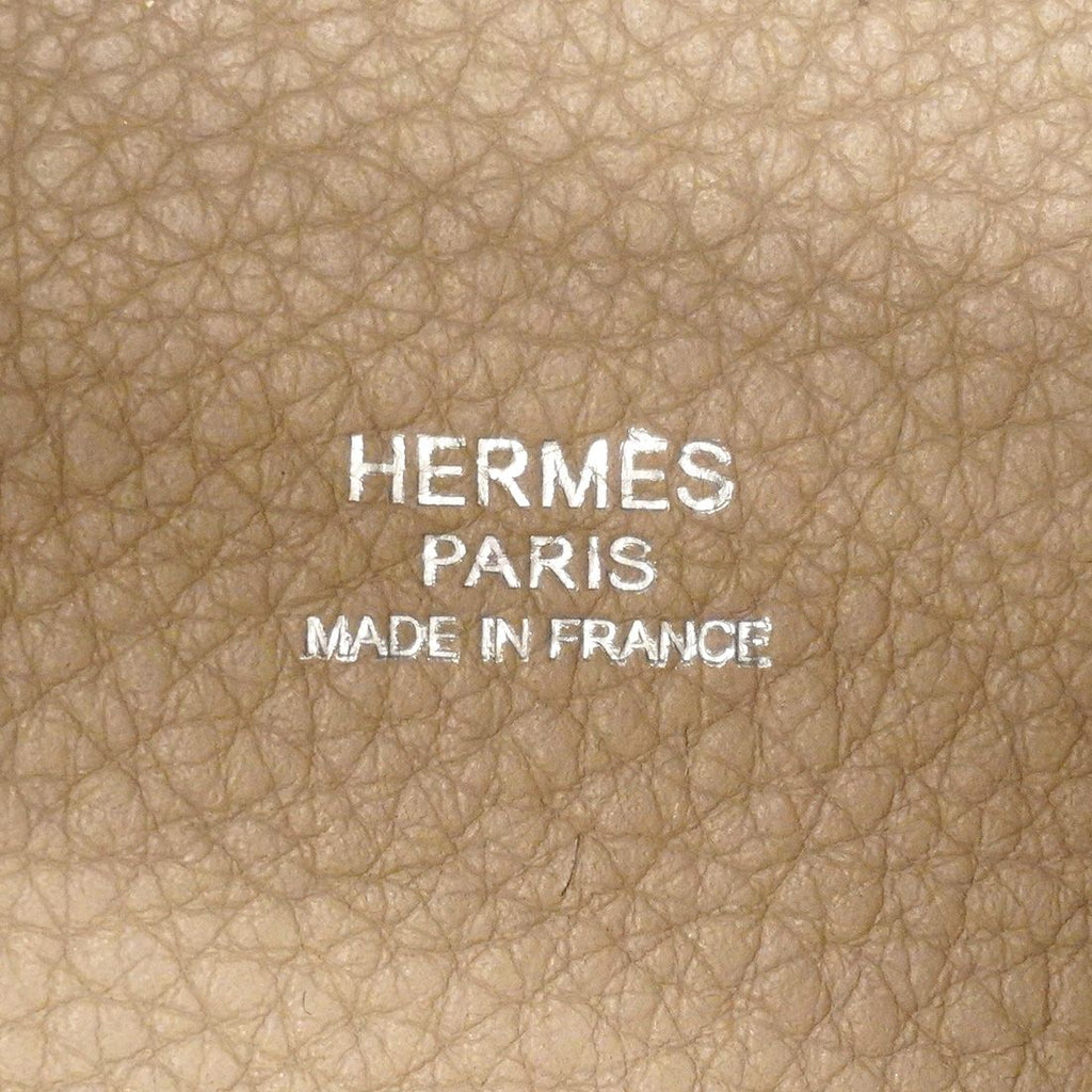 Hermes Handbag Picotin PM Taurillon Noviyo Tourtier Gray Silver — view 5