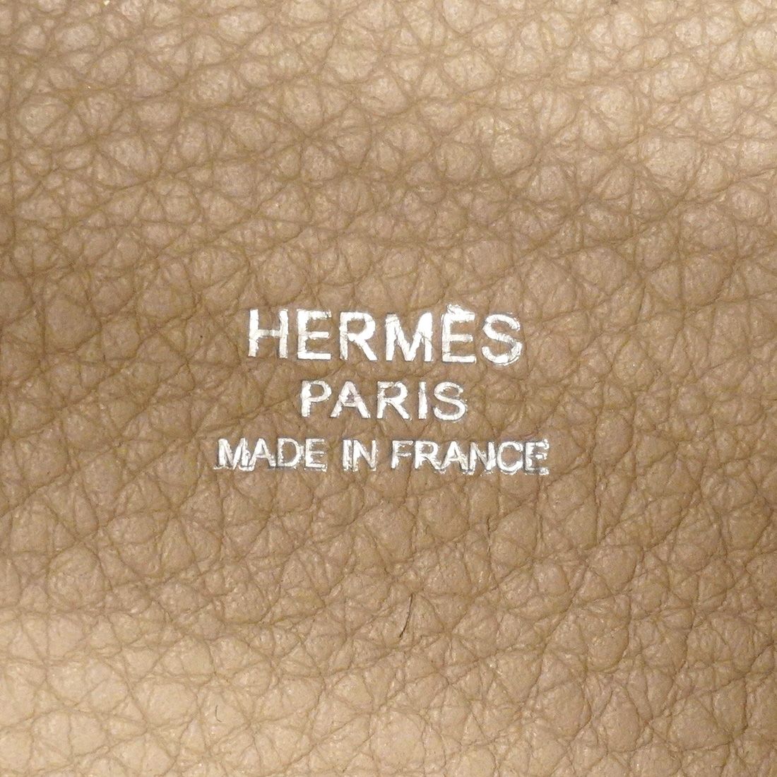 Hermes Handbag Picotin PM Taurillon Noviyo Tourtier Gray Silver — view 5
