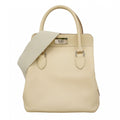 Hermes Handbag Toolbox 20 Swift Beton Silver 2-Way