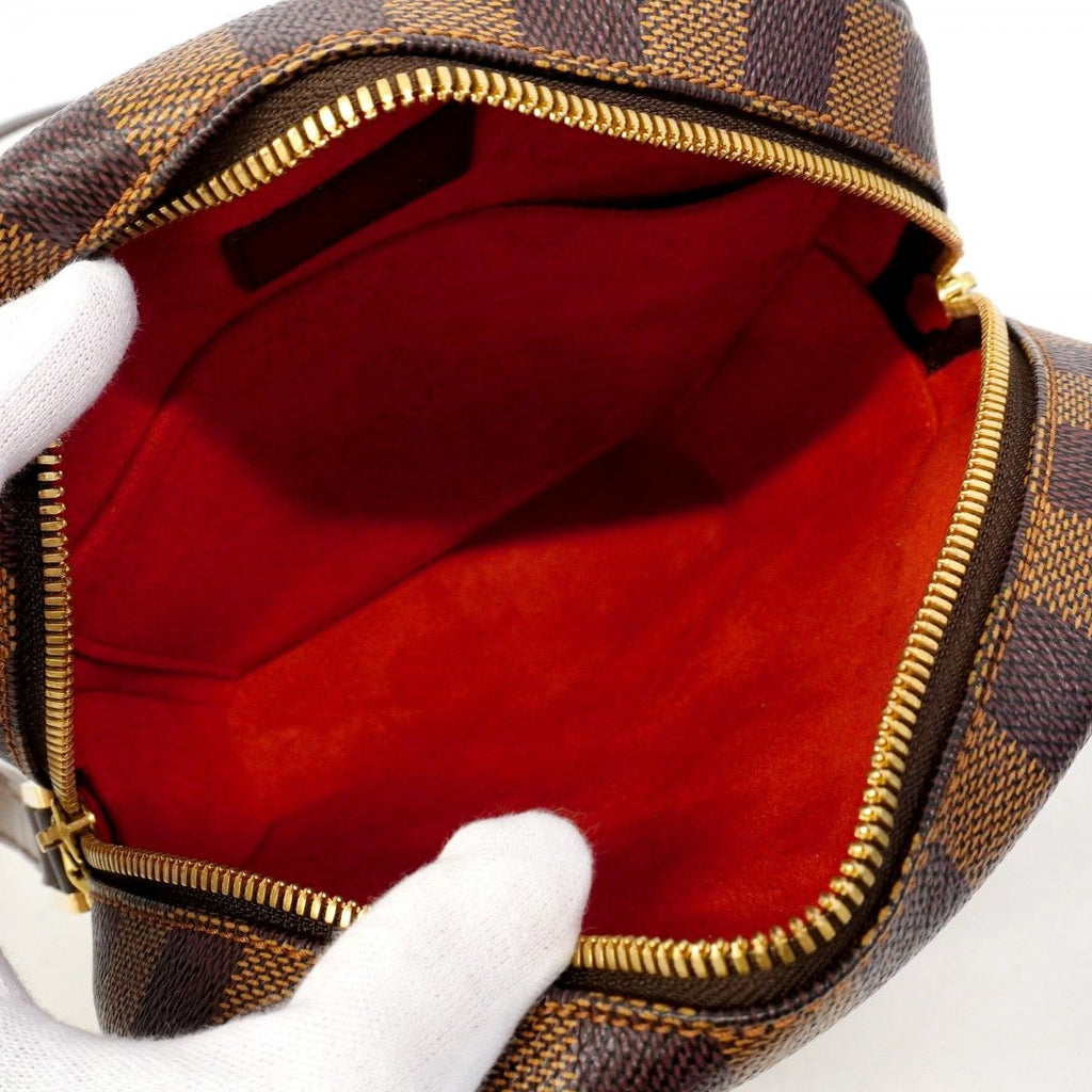 Louis Vuitton Shoulder Bag Damier Ipanema PM Ebene — view 4