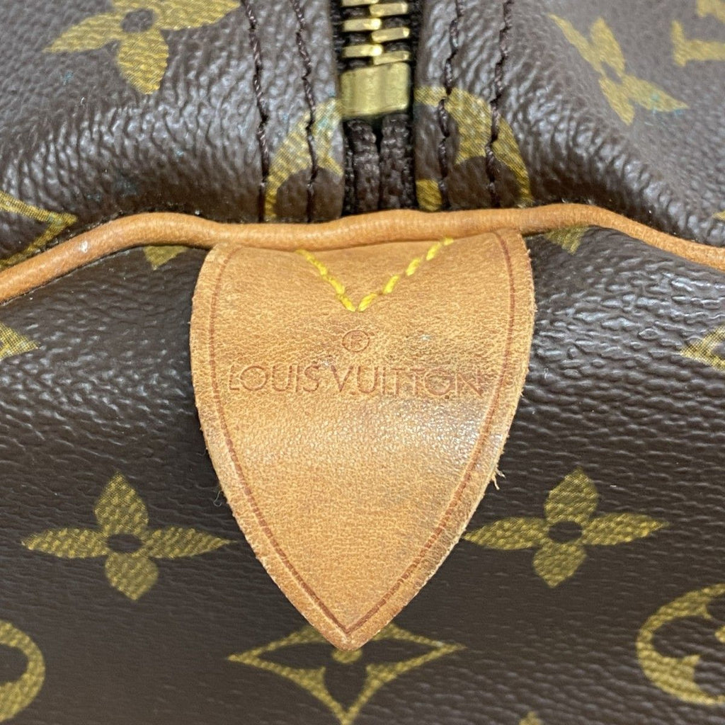 Louis Vuitton Boston Bag Monogram Keepall 55 Brown — view 5